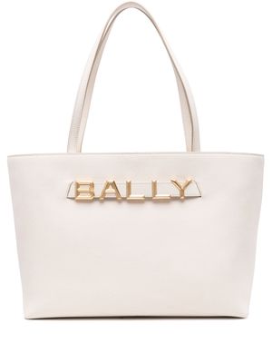 Bally Spell leather tote bag - White