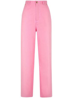 Bally straight-leg high-waist trousers - Pink