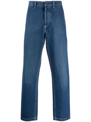Bally straight-leg logo-print jeans - Blue