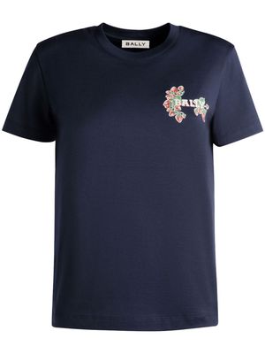 Bally strawberry-print T-shirt - Blue