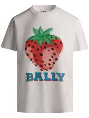 Bally strawberry-print T-shirt - White
