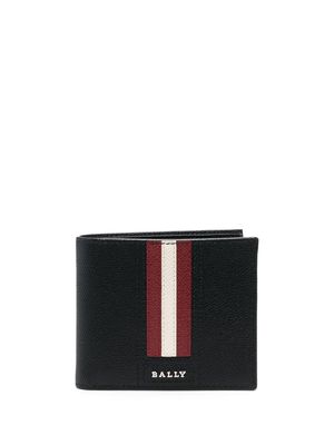 Bally stripe-detail folding wallet - Black