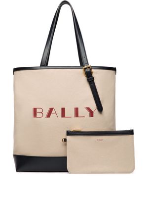Bally Summer Capsule canvas tote bag - Neutrals