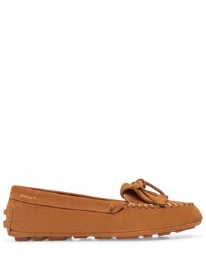 Bally tassel-detail leather loafers - Brown