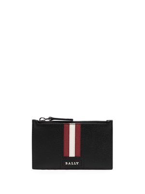 Bally Tenley stripe-band leather wallet - Black