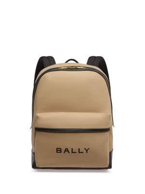 Bally Treck logo-print backpack - Neutrals
