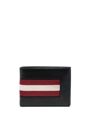 Bally web-stripe bi-fold wallet - Black