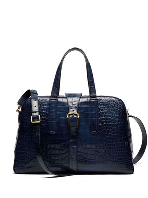 Bally Week Bowling leather holdall - Blue