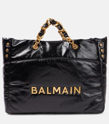 Balmain 1945 padded leather tote bag