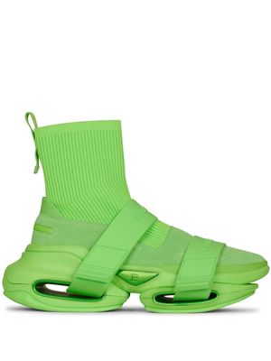Balmain B-Bold hi-top sneakers - Green