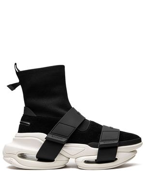 Balmain B Bold high-top strap sneakers - Black