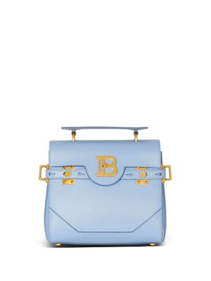 Balmain B-Buzz 23 leather tote bag - Blue