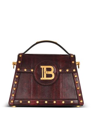 Balmain B-Buzz Dynastie leather shoulder bag - Brown