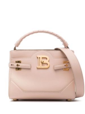 Balmain B-Buzz leather tote bag - Pink