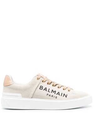 Balmain B-Court low-top sneakers - Neutrals