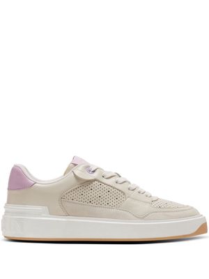 Balmain B-Cout Flip leather sneakers - Neutrals