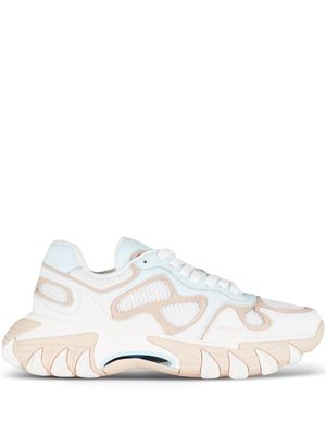 Balmain B-East leather sneakers - White