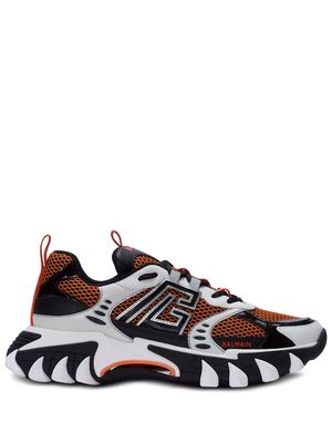 Balmain B-East PB panelled sneakers - Orange