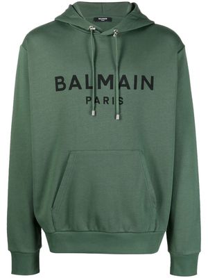 Balmain Balmain printed hoodie - Green