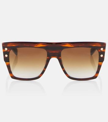 Balmain BI flat-top sunglasses