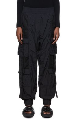 Balmain Black Nylon Trousers
