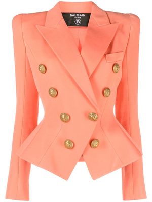 Balmain button-embellished jacket - Orange