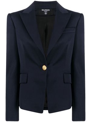 Balmain buttoned tailored blazer - Blue