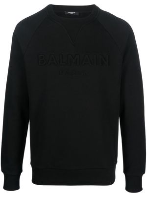 Balmain classic crew-neck sweatshirt - Black