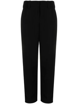 Balmain cotton tapered trousers - Black
