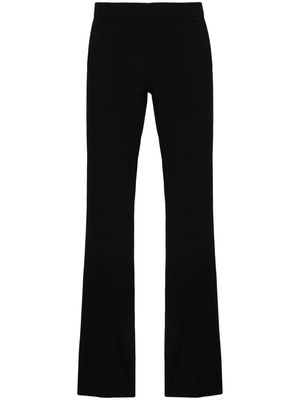 Balmain crepe straight-leg trousers - Black