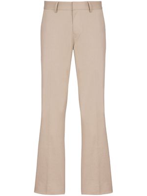 Balmain cropped flared trousers - Neutrals