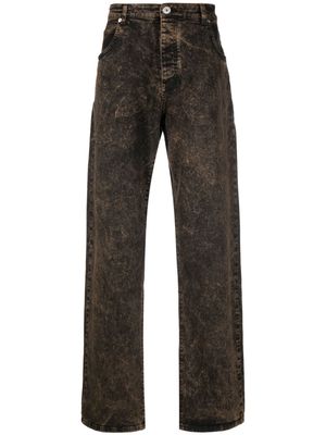 Balmain distressed-effect dnim jeans - Black