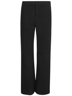 Balmain Double Crepe Flare Pants