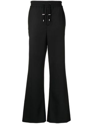 Balmain drawstring flared trousers - Black