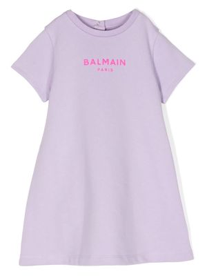 Balmain Dress With Logo Print