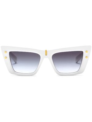 Balmain Eyewear B-Eye cat-eye frame sunglasses - White