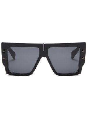 Balmain Eyewear B-Grand oversize-frame sunglasses - Black