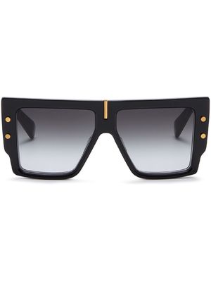 Balmain Eyewear B-Grand pilot-frame sunglasses - Black