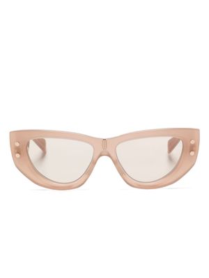 Balmain Eyewear B-Muse butterfly-frame sunglasses - Neutrals