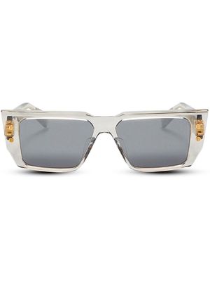 Balmain Eyewear B-VI square tinted sunglasses - White