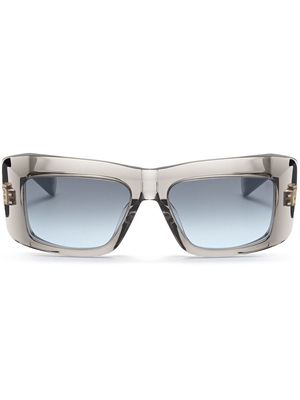 Balmain Eyewear Envie rectangle-frame sunglasses - Grey