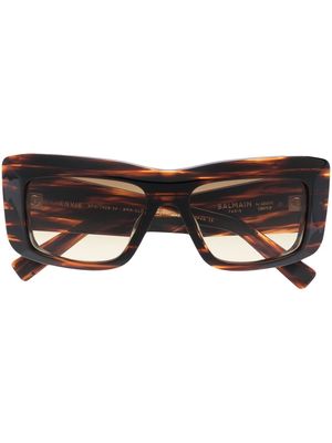 Balmain Eyewear Envie square-frame sunglasses - Brown