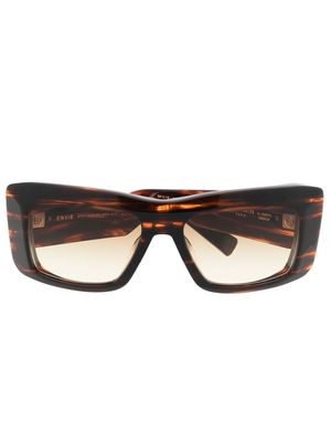 Balmain Eyewear Envie tortoiseshell-effect sunglasses - Brown