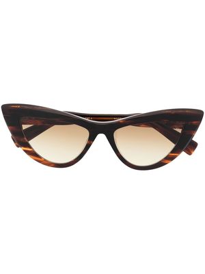Balmain Eyewear Jolie cat-eye sunglasses - Brown