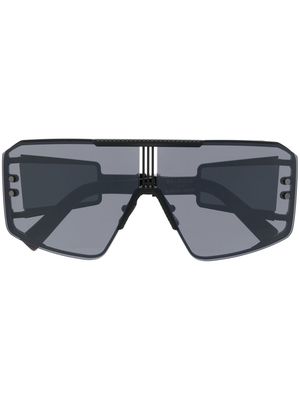 Balmain Eyewear Le Masque tinted round-frame sunglasses - Black