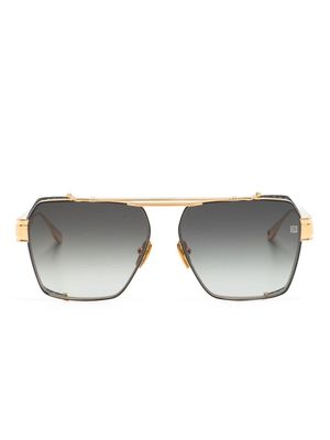 Balmain Eyewear pilot-frame sunglasses - Gold