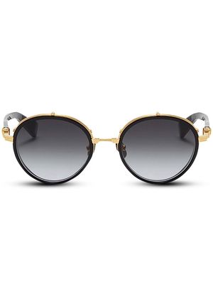 Balmain Eyewear round tinted sunglasses - Black