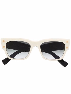 Balmain Eyewear square-frame sunglasses - White