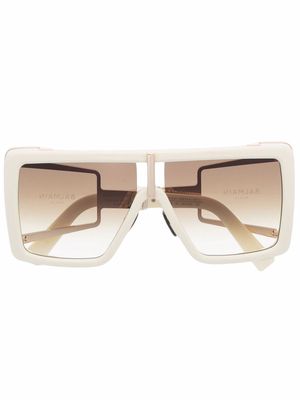 Balmain Eyewear Wonder Boy II oversize-frame sunglasses - Neutrals