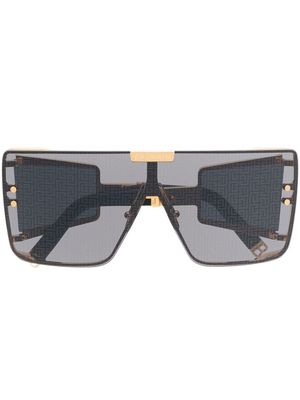 Balmain Eyewear Wonder Boy oversized sunglasses - Black
